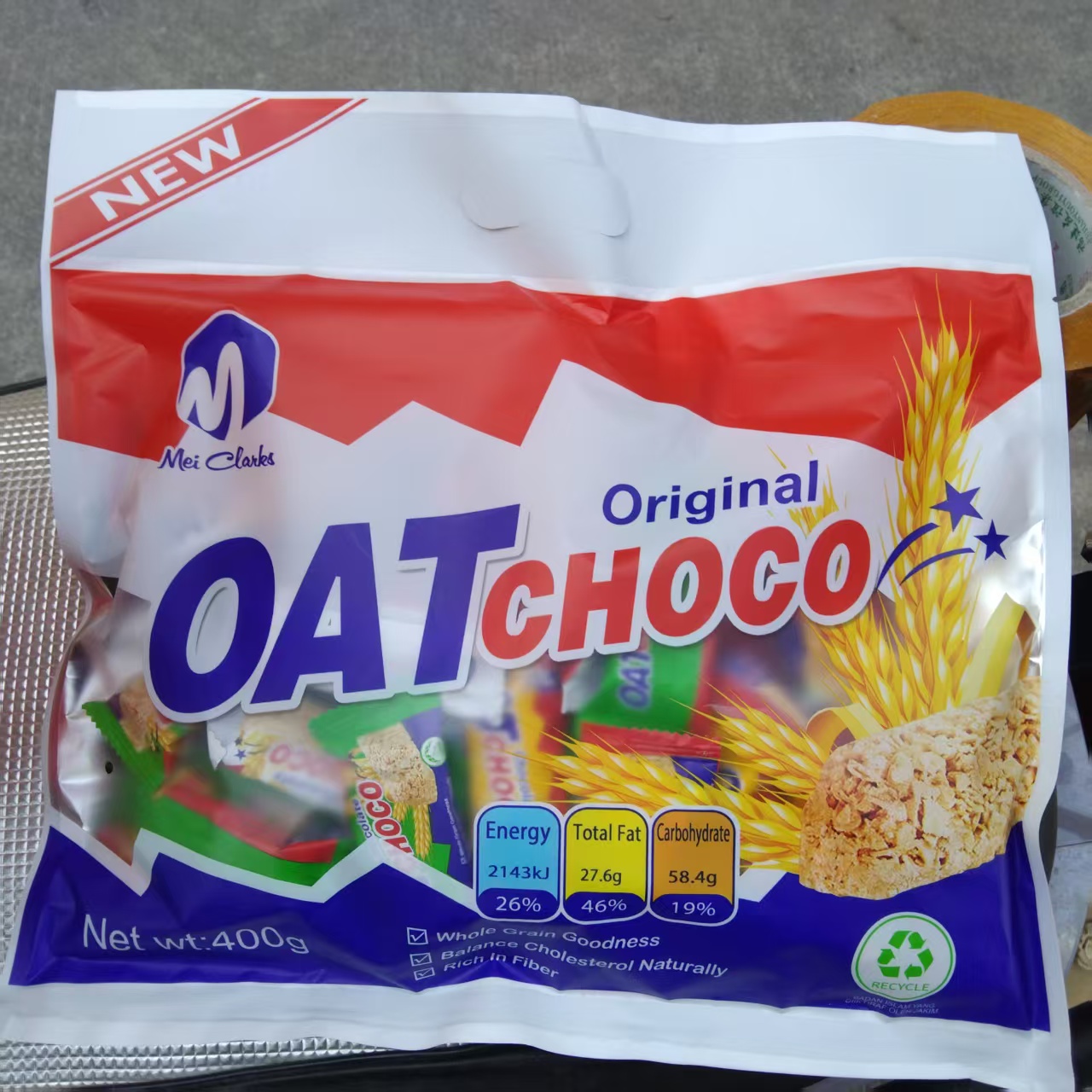 能量营养麦片巧克力400克（马来西亚）风味巧克力开袋即食3份包邮