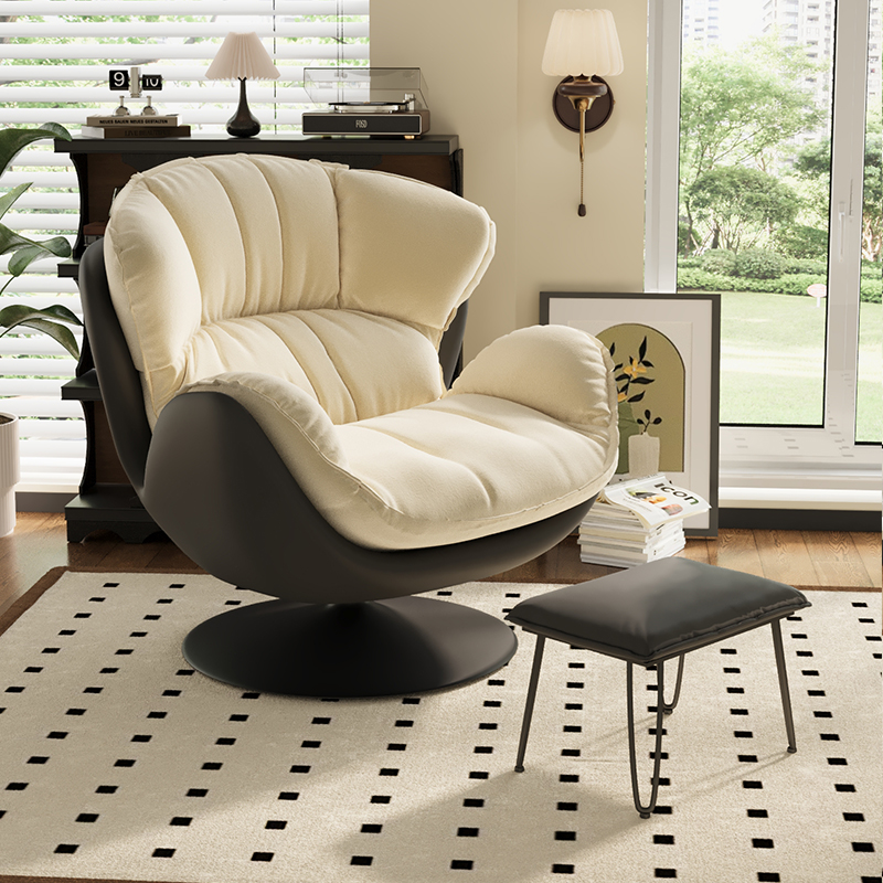 懒人沙发蛋壳椅旋转单人沙发椅