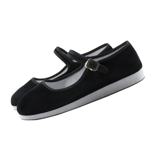 胶州秧歌鞋民族舞民间舞蹈鞋跟鞋泡沫底民舞鞋女东北秧歌布鞋