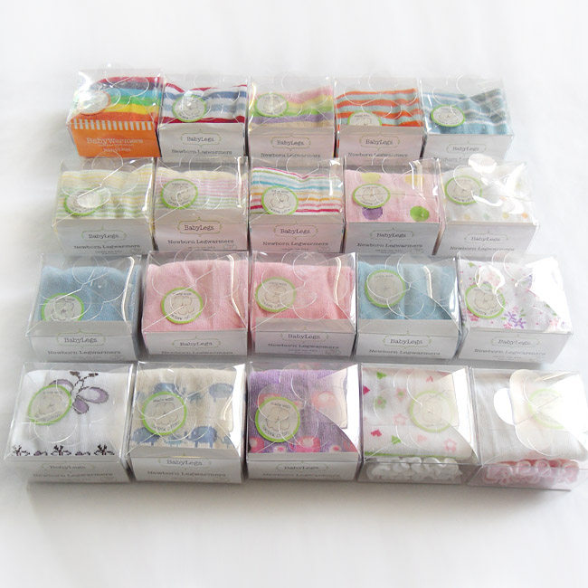 外贸原单babylegs新生儿超柔软宝宝小袜套礼盒装(包装不完美)