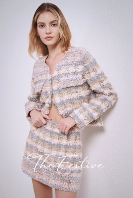 小香风毛呢外套女2025新款