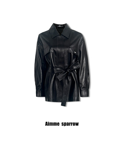 时尚通勤百搭皮外套女