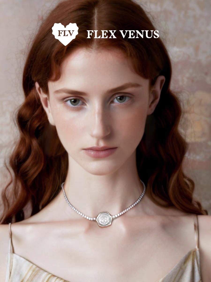 FLV闪光纪念日项链 繁花梦境系列 轻奢小众设计高级感时尚锁骨链