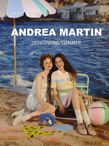 Andrea Martin26春夏新品时尚有趣吊带T恤连衣裙休闲百搭可爱女