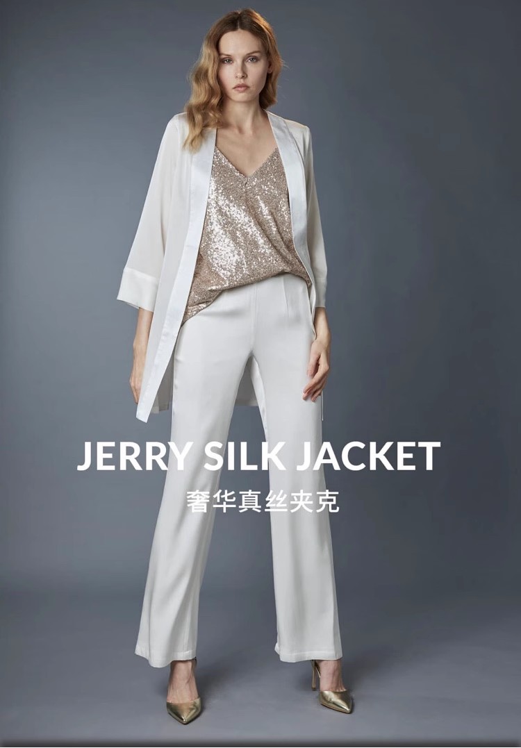 外套长袖真丝charlotta