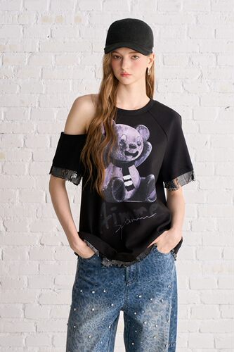 演员柴蔚同款Aimme sparrow赵塞塞25秋冬短袖T恤豹纹裤时尚潮流女