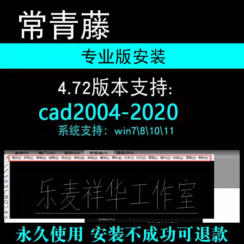 cad插件 cad绘图辅助工具 专业版本常青藤快速画图矢量图低价促销