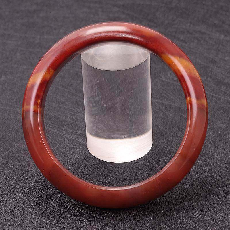 云南龙陵石缘 天然玉石黄龙玉手镯 正品A货 送妈妈内径6012女男士