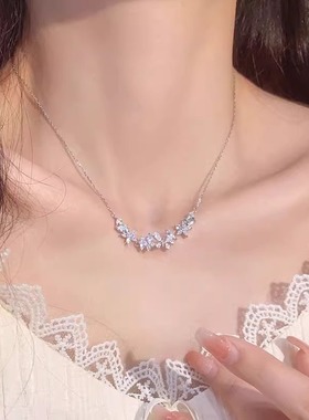 【紫藤花项链】纯银高级感锁骨链