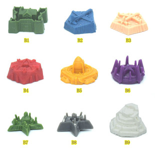 RISK Legacy大战略科幻版ANA桌游战棋兵棋模型基地太空堡垒指示物