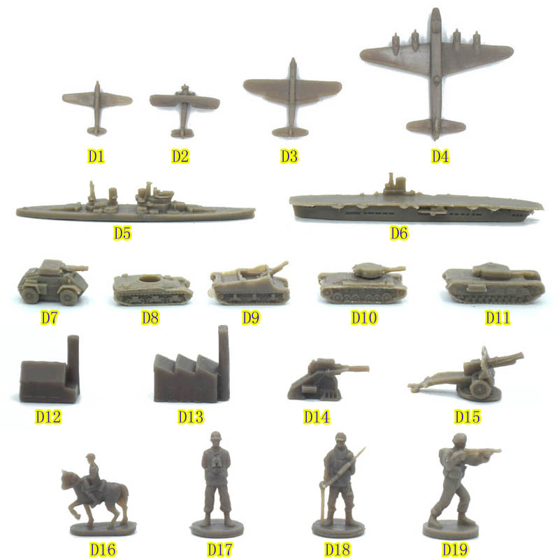大战略D轴心国与同盟国ANA二战桌游战棋兵棋模型飞机军舰全球战争