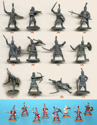 凯撒caesar迷你h043汉朝大汉兵人