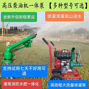 常州柴油机喷灌滴灌高扬程水泵农田灌溉双叶轮压井离心泵消防泵