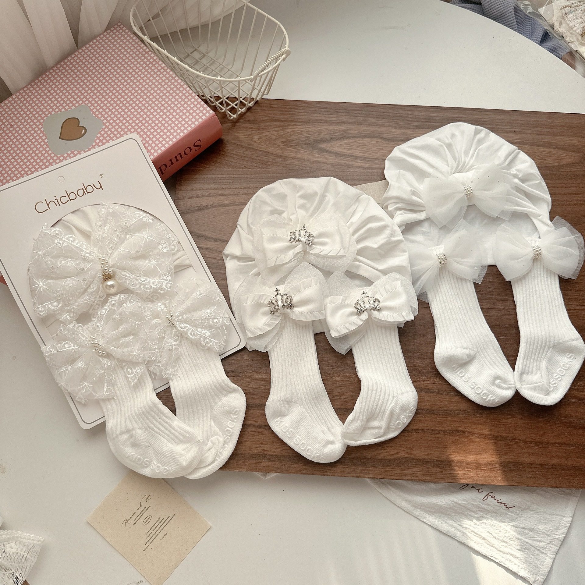 婴儿帽子袜子套装女宝宝花朵皇冠纱套头帽新生儿护囟门胎帽印度帽,孕妇装/孕产妇用品/营养,产妇帽,淘宝优惠券,粉丝福利购,淘宝优惠卷