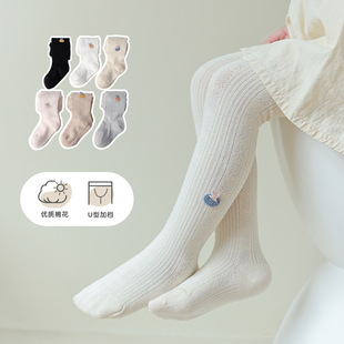 春秋薄款 秋季 女童打底裤 外穿甜美儿童打底裤 子 新款 菠萝女童裤