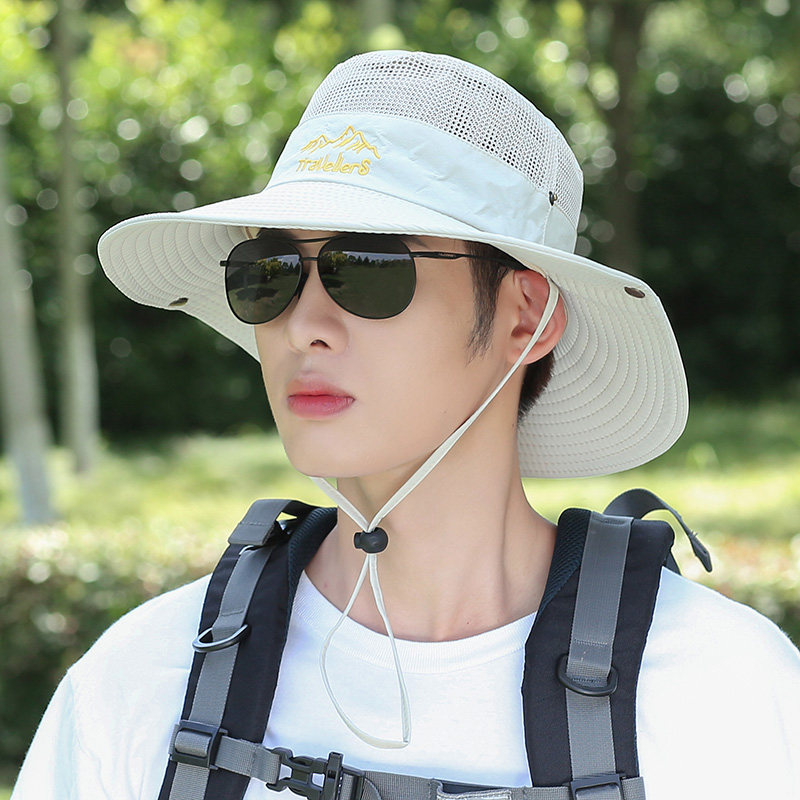 渔夫帽男夏季户外登山钓鱼大帽檐