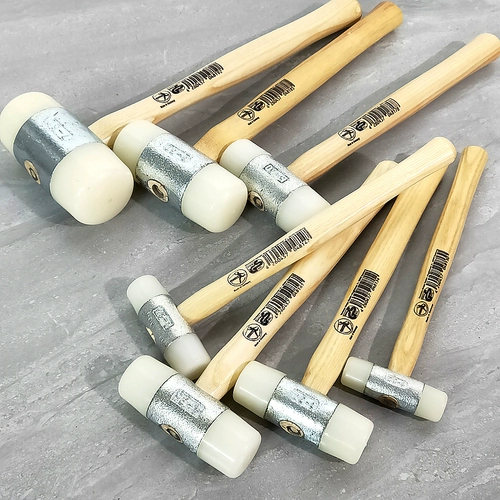 Немецкий охотник на охотник импортирован белый нейлоновый клей молоток для деревянного ручки Специально установленного ударогоживого молотка шампанского молотка