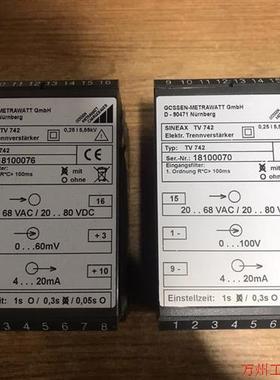 议价直拍不发:(请询价)ABB变送器模块,2个,TV742,项目库存,基本