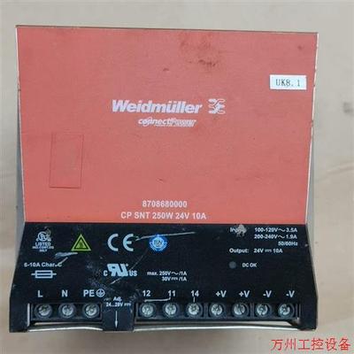 议价直拍不发:魏德米勒电源250w24Ⅴ10A如图功能包好。