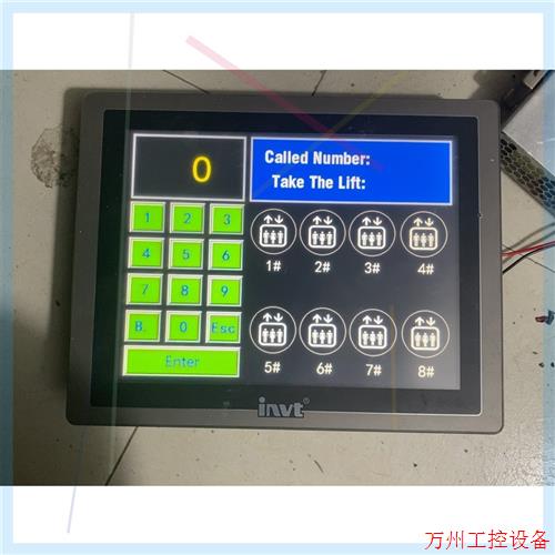 议价直拍不发:英威腾触摸屏INVT-VT104-H1ET-N功能包好,成色