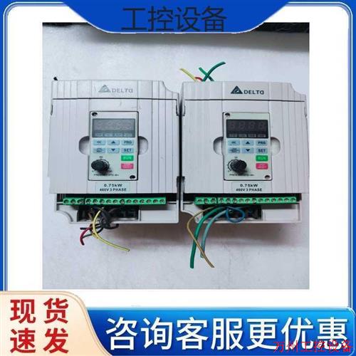 议价直拍不发:议价拆机变频器VFD007M+43B .实物图拍摄,成色如