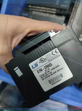 议价直拍不发:PLC产电LS、PLC,K7M-DR60S 原装拆机,通电正