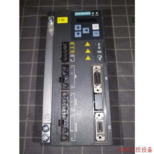 议价直拍不发:拆机伺服驱动器,V90,6SL3210-5FB10-8