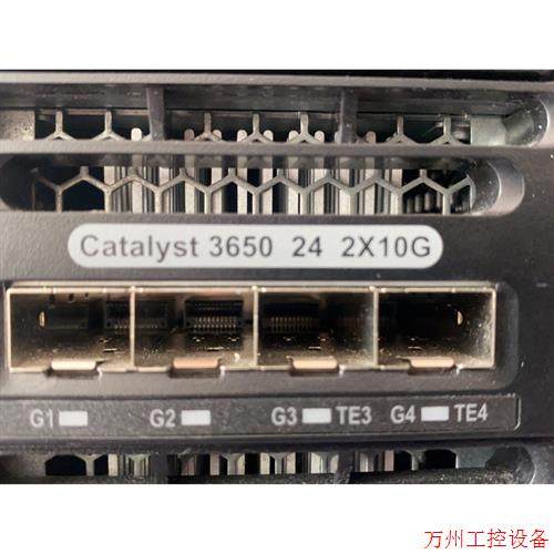 议价直拍不发:思科WS-C3650-24TD-S千兆三层交换机 原装拆机