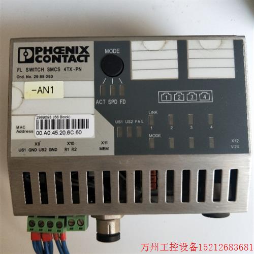 议价直拍不发:拆机正品 菲尼克斯 FL SWITCH SMCS 4TX-PN 298909