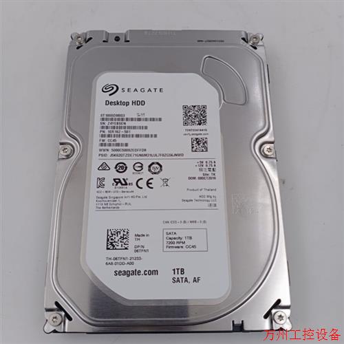 议价直拍不发:原装拆机希捷1TB硬盘ST1000DM003 现货实物图