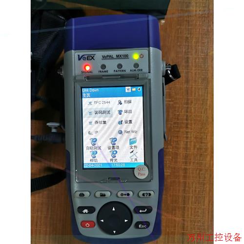 议价直拍不发:VeEX MX100手持式以太网测试仪原包装+充电器,价格