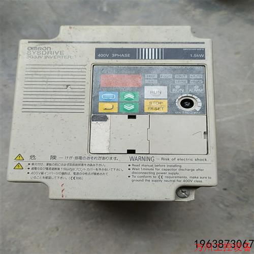 议价直拍不发:议价3G3JV-A4015   1.5kW变频器,机器是坏