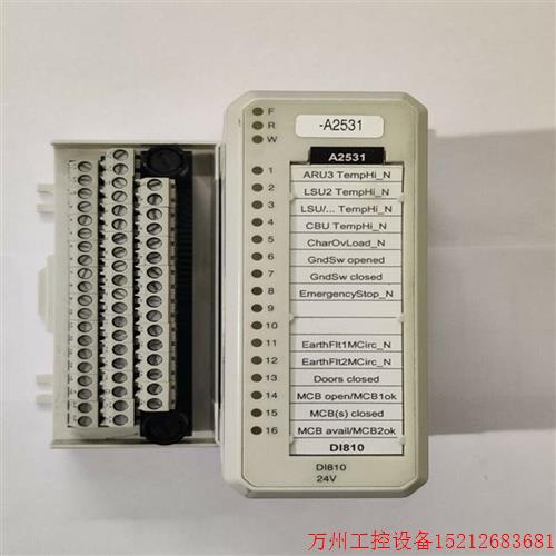 议价直拍不发:询价SA610 3BHT30019R1 ABB 输入输出模块  全新进