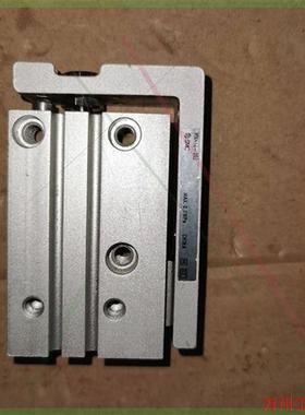 议价直拍不发:SMC侧滑气缸MXH10-25Z设备拆机7字滑台气缸,橙色新