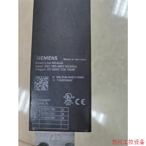 议价直拍不发:6SL3130-6AE21-0AB0电源模块10KW功