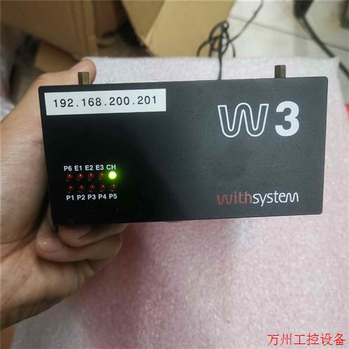 议价直拍不发:询价WITHSYSTEM控制器W3 CE拆机出来,通电如图所