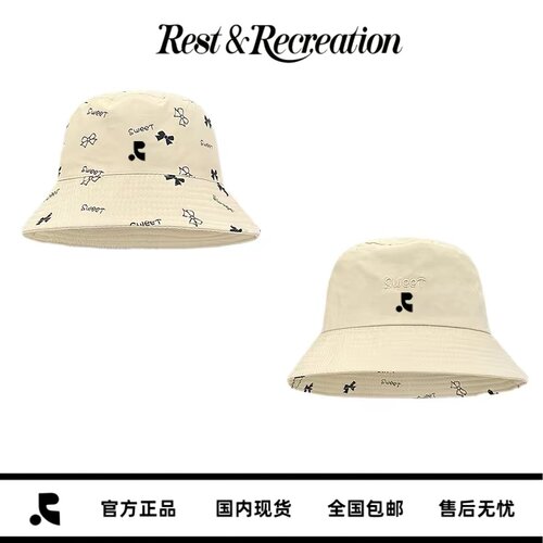 Restandrecreation新款折叠盆帽