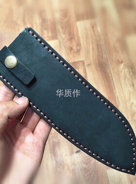 旬TDM0702专用套头层纯牛皮孙六厨刀鞘三德三昧藤次郎菜刀套