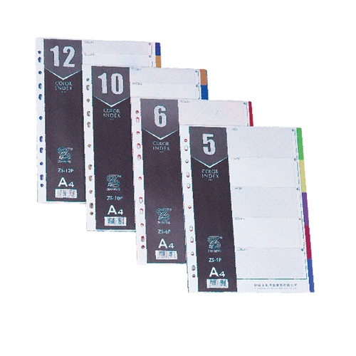 Канцелярские товары Zhaosheng Stationery ZS-5P PP5 6 10 12 страниц.
