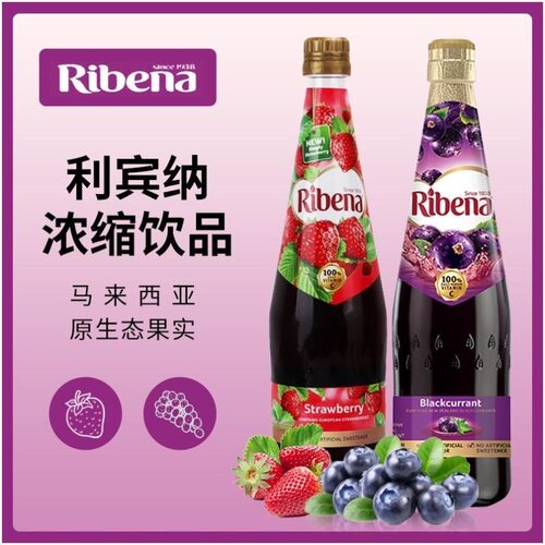 英国进口利宾纳黑加仑浓缩果汁
