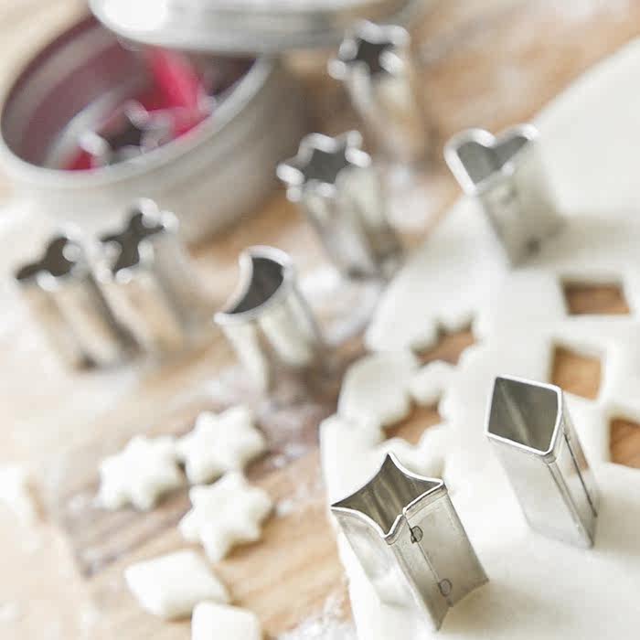 小饼干印花切模迷你宝宝辅食蔬菜水果压花不锈钢卡通翻糖模具压模