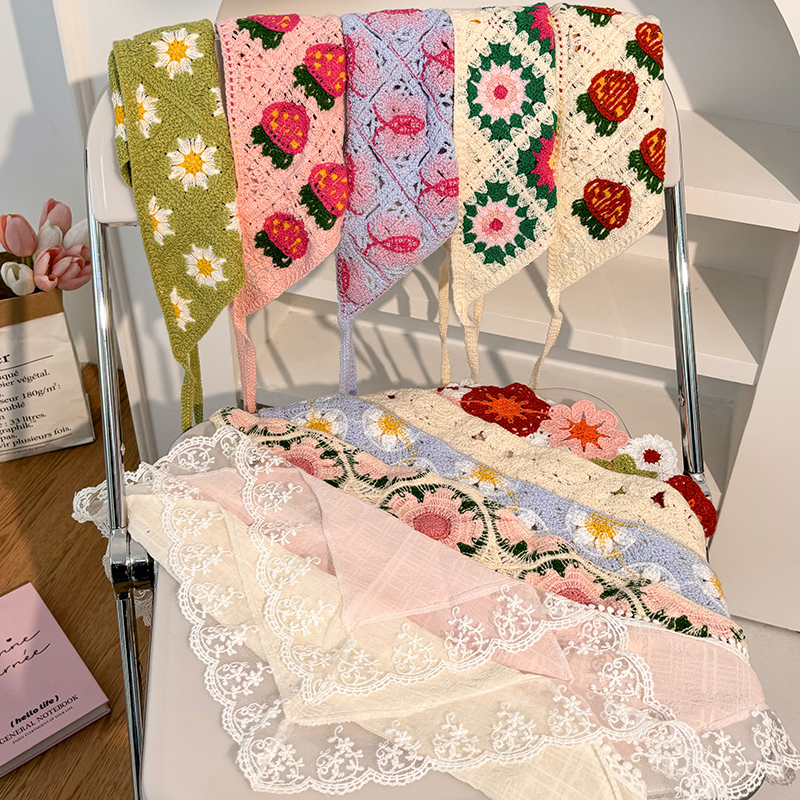 多巴胺头巾女夏季田园风