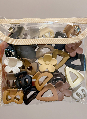 2026新款高级感半扎发抓夹发量少高马尾不塌神器小号发夹女后脑勺