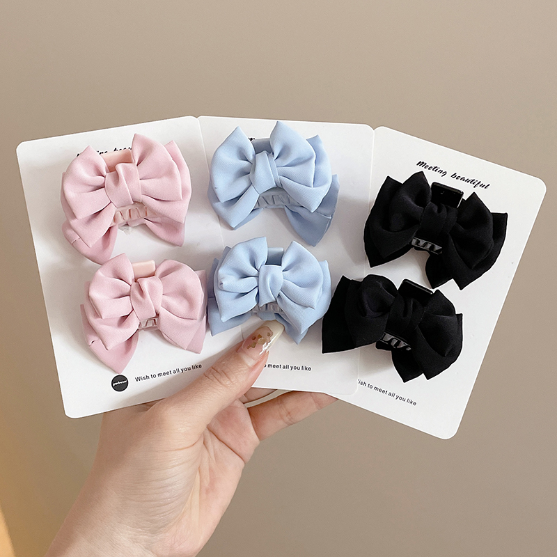 蝴蝶结抓夹公主头发抓小号刘海夹