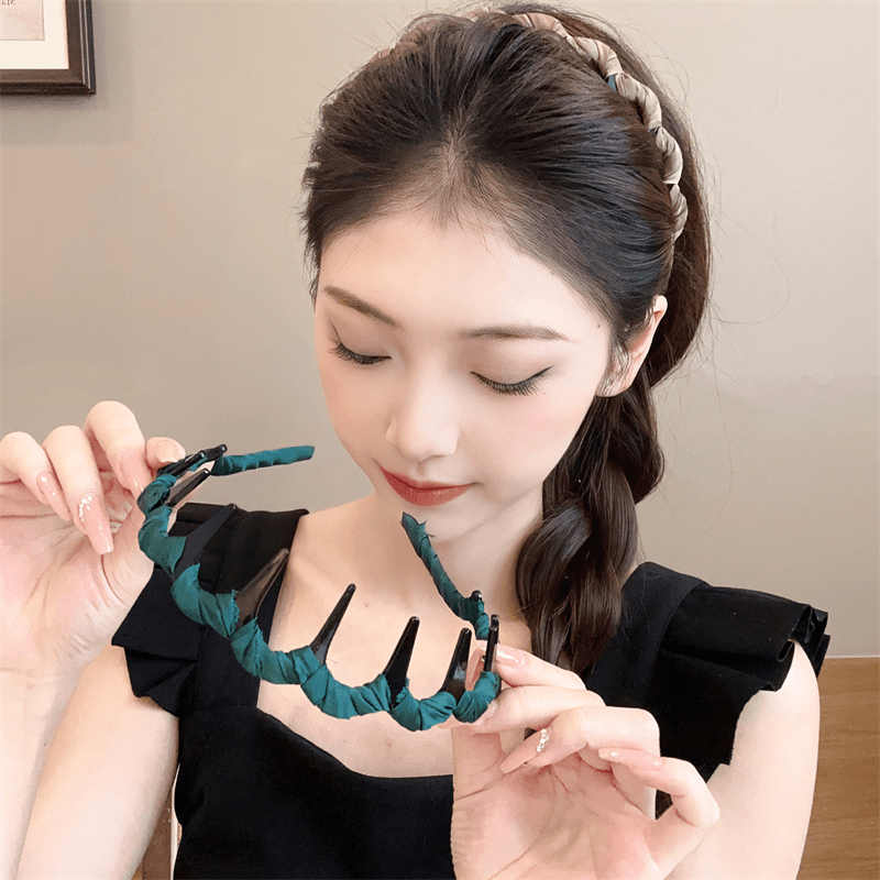 碎发波浪发箍刘海整理发卡女2025