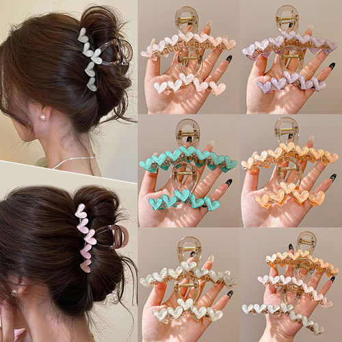 韩系抓夹2025新款高级感后脑勺