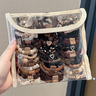 高马尾发圈女成人耐用头绳头饰2025新款秋冬扎头发高弹力皮筋发绳