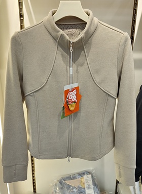 火啦啦6801立领海豚衣女加绒加厚拉链休闲外套休闲上衣运动卫衣冬