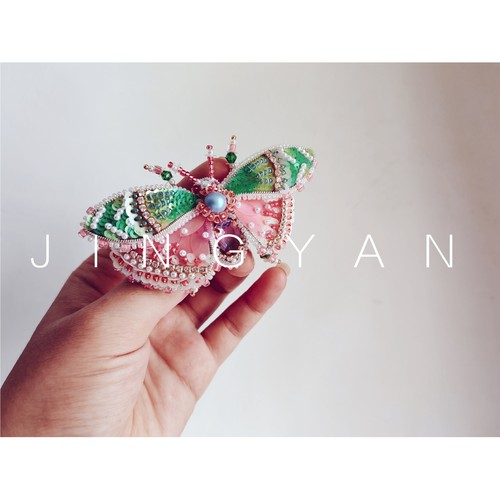 鲸言十二花神法式刺绣立体