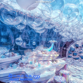 大充氣透明塑料泡泡現場布置裝飾婚慶結婚用品波波球婚禮道具創意圖片